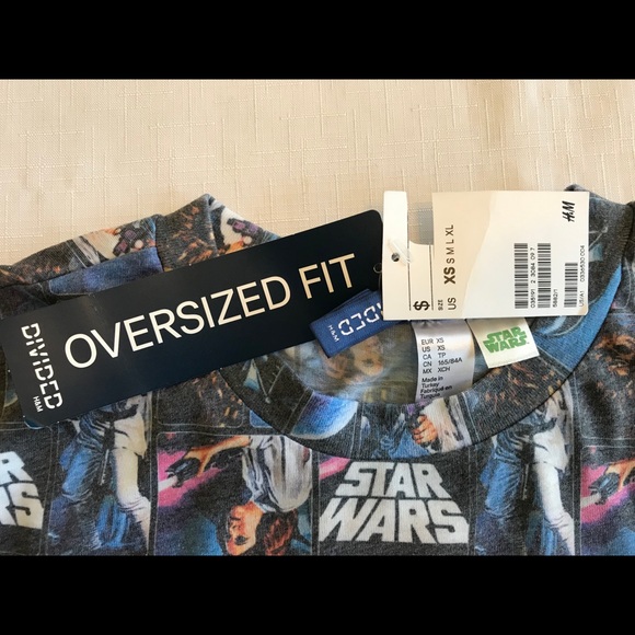 Double Sided Oversized STAR WARS XS T-shirt NWT XS - Picture 4 of 4